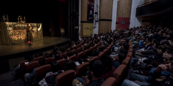 Conmemoración del día mundial del teatro 2019/foto Idartes