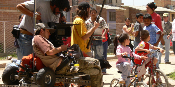 Rodaje del cortometraje El almuerzo