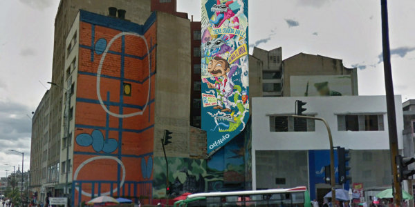 Mural El Cliente Av. Jiménez.