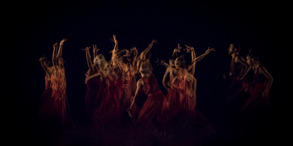 Bailarines en escena