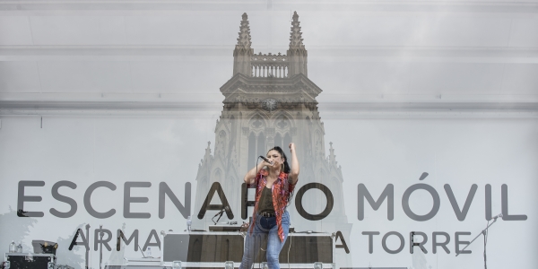 Artista en escena 