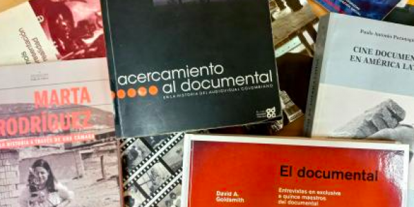 Portadas de revistas y libros de cine documental 