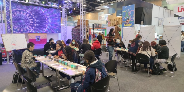 Sala Nencatacoa del Idartes en la Feria del libro de Bogotá