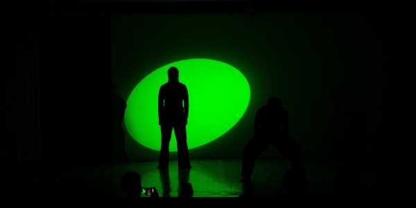 Artista en performance