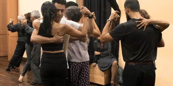 Bailarines de tango