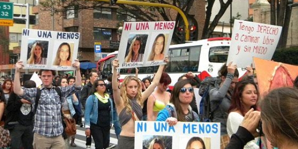 Marcha en contra del feminicidio en Bogotá - Foto: Prensa Alcaldía Mayor de Bogotá - Lesly Segura