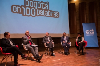 Lanzamiento Bogota en 100 palabras