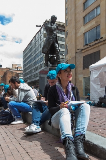 Maratón de dibujo Fiesta de Bogotá