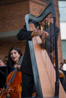 Concierto fusion filarmonica juvenil y grupo Cimarron