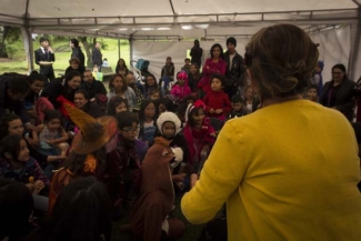 Fiesta de los niños en el Teatro El Parque