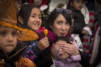 Fiesta de los niños en el Teatro El Parque