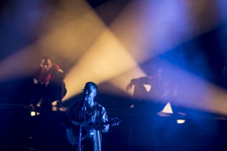 Greeicy y Mike Bahía en el Teatro Jorge Eliécer Gaitán