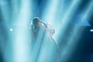 Greeicy y Mike Bahía en el Teatro Jorge Eliécer Gaitán
