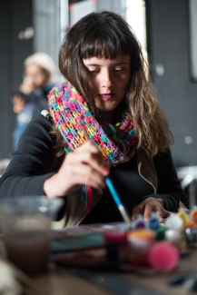 Isabel Reyes, participante del laboratorio.