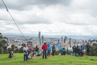 Habitantes vereda Fatima, localidad Santa Fé.