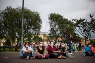 Público, Parque Centenario.