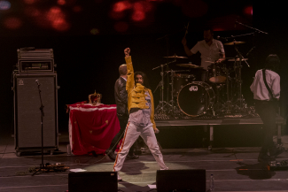 Lunada en La Media Torta con el show Yo no me llamo Freddie Mercury de Camilo Colmenares y la Misión Quynza del Planetario de Bogotá