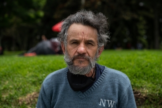 Artistas en el espacio publico.