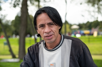 Artistas en el espacio publico.