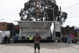 Escenario Móvil - Arte y Huella por la Paz - Plazoleta de la Mariposa, Usaquén