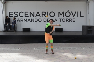 Escenario Móvil - Arte y Huella por la Paz - Plazoleta de la Mariposa, Usaquén