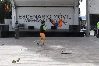 Escenario Móvil - Arte y Huella por la Paz - Plazoleta de la Mariposa, Usaquén