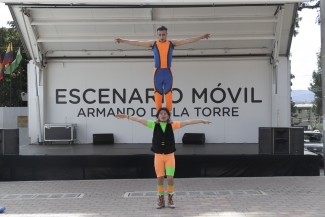 Escenario Móvil - Arte y Huella por la Paz - Plazoleta de la Mariposa, Usaquén