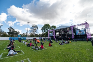 Volvió la música en vivo al Parque Ciudad Montes