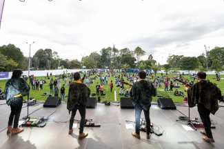 Domingo de conciertos en el Parque de los Novios