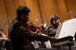 La Orquesta Filarmónica Juvenil de la OFB en vivo.
