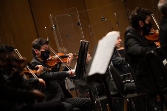 La Orquesta Filarmónica Juvenil de la OFB en vivo.