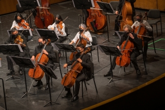 La Orquesta Filarmónica Juvenil de la OFB en vivo.