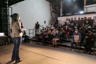 Encuentro de formación con artistas del espacio público