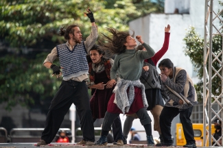 Festival Danza en la Ciudad Toma bailada Chapinero