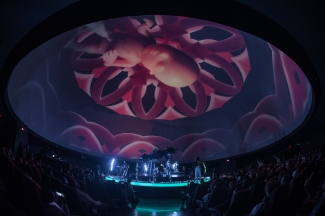 En la cápsula del espacio, un show de Queen