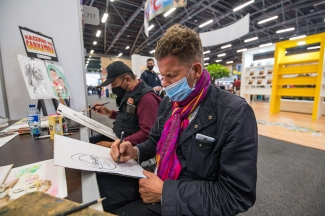 Retratos de Arte a la KY en la FILBo 2022
