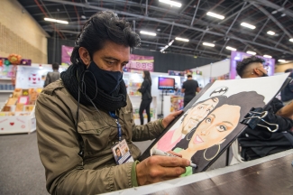 Retratos de Arte a la KY en la FILBo 2022