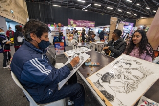 Retratos de Arte a la KY en la FILBo 2022