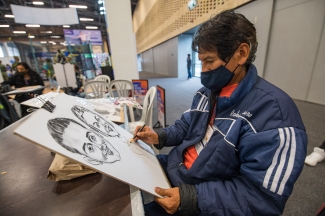 Retratos de Arte a la KY en la FILBo 2022
