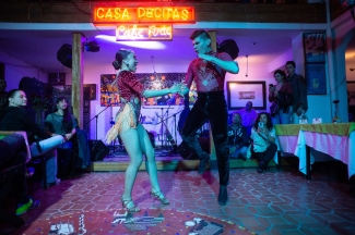 Salsa al Parque llegó a Casa de Citas