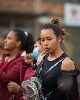 Arte huella y paz - migrantes.