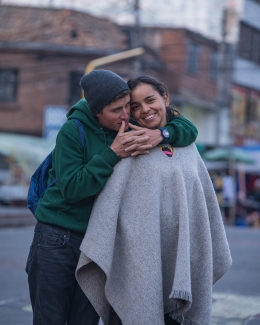 Arte huella y paz - migrantes.