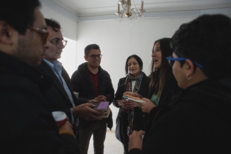 Visita Alejandro Gaviria Castillo de las Artes