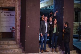 Visita Alejandro Gaviria Castillo de las Artes