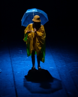 Artista en escenario
