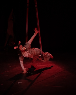 Artista en escenario