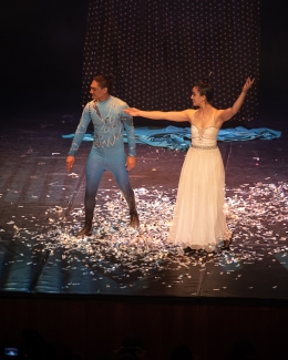 Artista en escenario