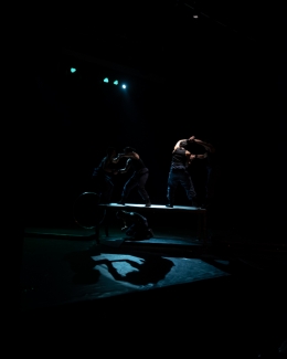 Artista en escenario