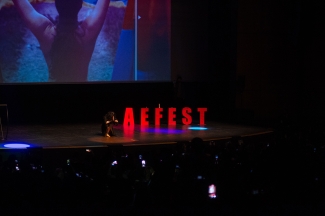 AEFEST Noemí Casquet y Vanessa Rosales.