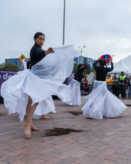 Presentaciones de grupos de danza participantes de el programa Es Cultura Local en el marco del XV Festival de Danza en la Ciudad en la localidad de Bosa